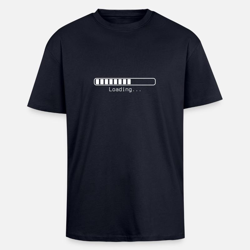 Loading... - Unisex Oversized Heavyweight T-shirt - french navy