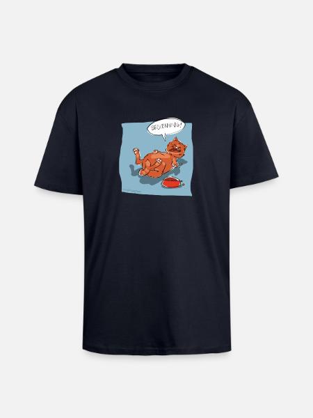 Bedienung! - Oversized Heavyweight Unisex T-Shirt - French Navy