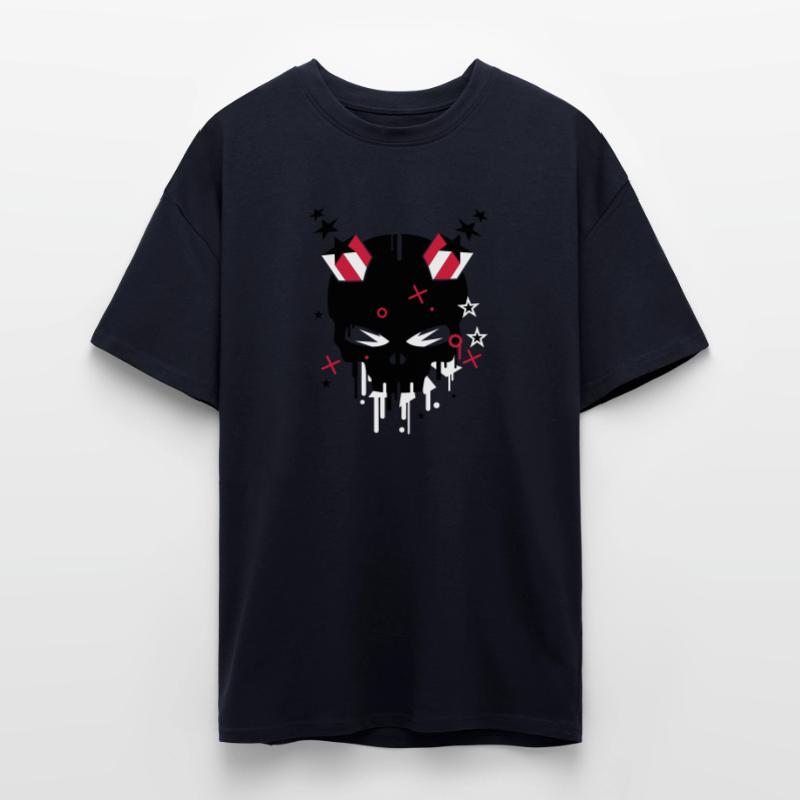 Cornes de diable T-shirt unisexe oversize épais