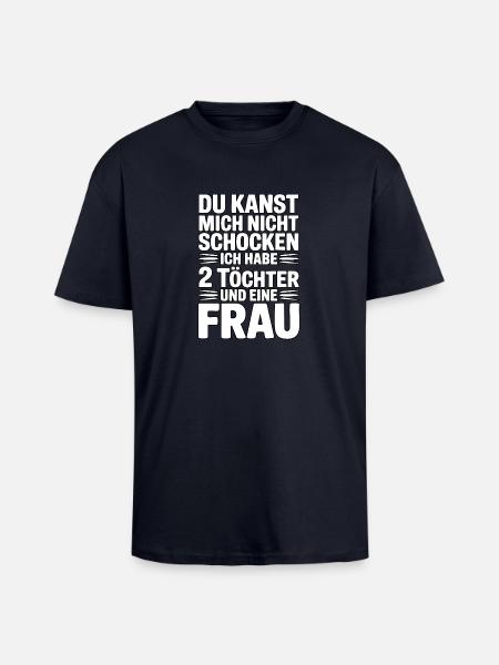 You Can't Shock Me - Nerver af stål - Unisex oversized heavyweight t-shirt - navy