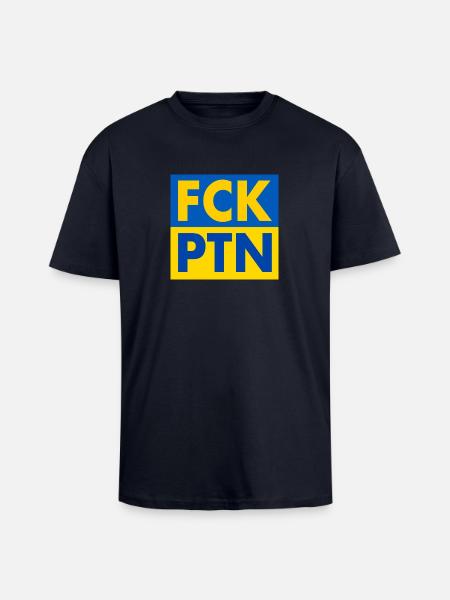 Fck ptn - Unisex Oversized Heavyweight T-shirt - french navy