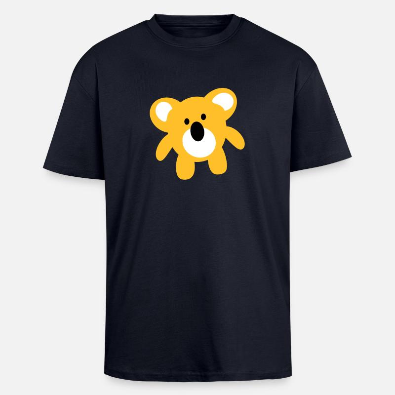 koala - Oversized Heavyweight Unisex T-Shirt - French Navy