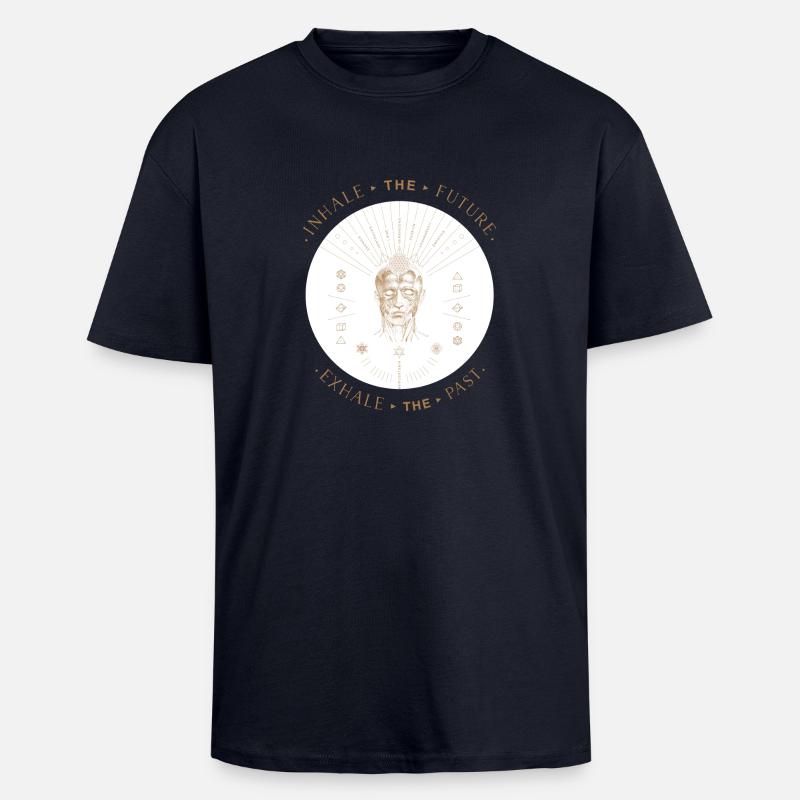 Head 25 - Oversized Heavyweight Unisex T-Shirt - French Navy