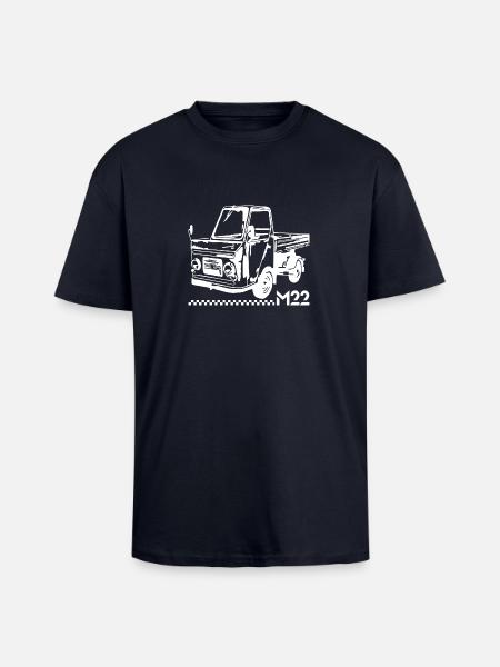 Multicar M22 Neu - Oversized Heavyweight Unisex T-Shirt - French Navy