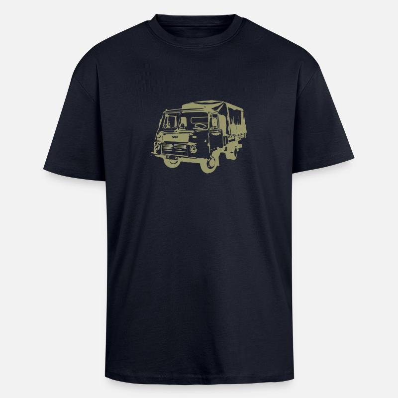 Robur Pritsche LO LD IFA - Oversized Heavyweight Unisex T-Shirt - French Navy