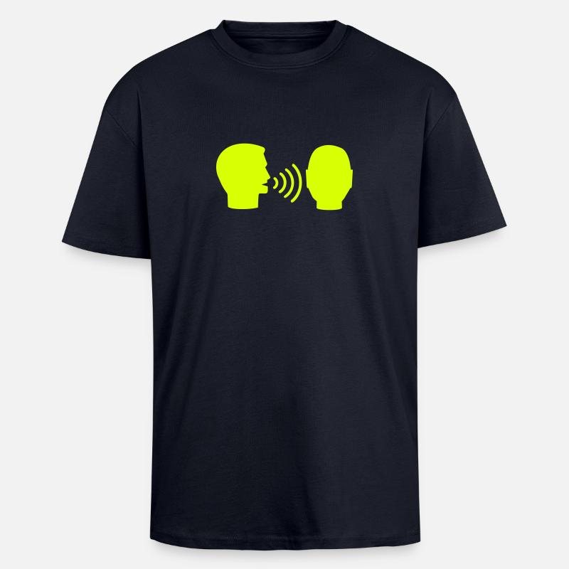 Logopäde - Oversized Heavyweight Unisex T-Shirt - French Navy