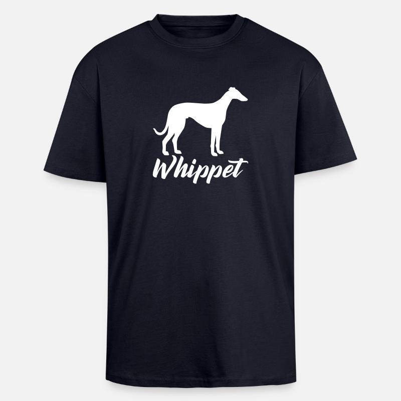 Whippet - Oversized Heavyweight Unisex T-Shirt - French Navy
