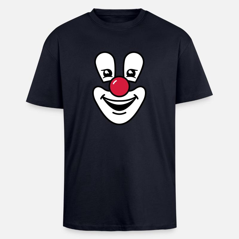 Clown - Unisex Oversized Heavyweight T-shirt - french navy