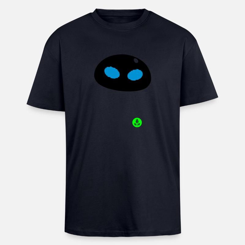 WALL-E Eve Pflanzen - Oversized Heavyweight Unisex T-Shirt - French Navy