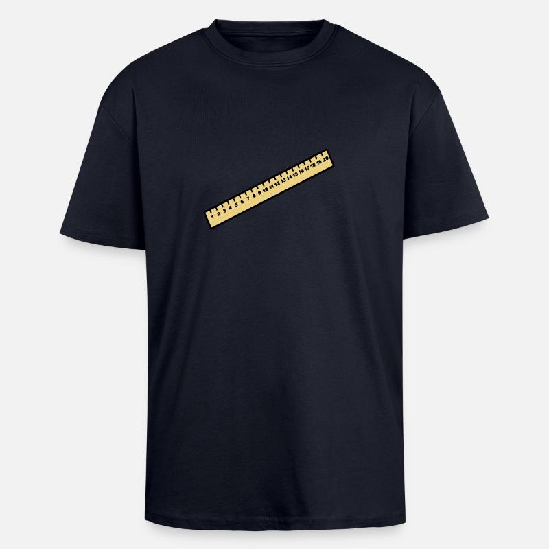 Ruler - Unisex Oversized Heavyweight T-shirt - french navy