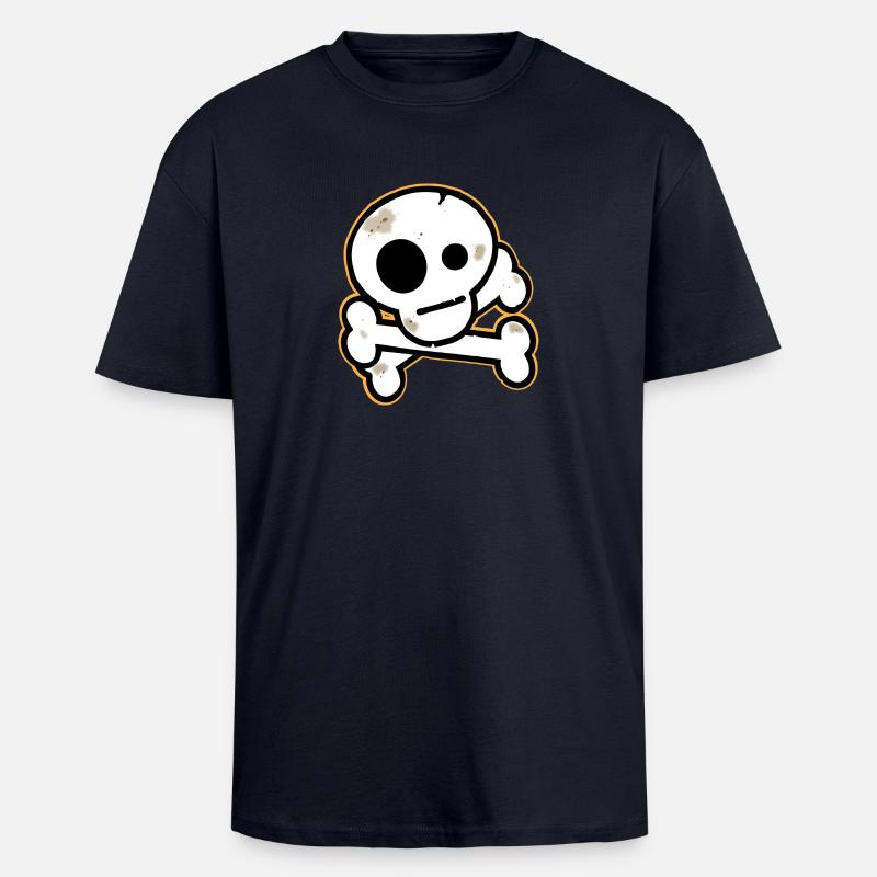 GaGaz pirate - Unisex Oversized Heavyweight T-shirt - french navy