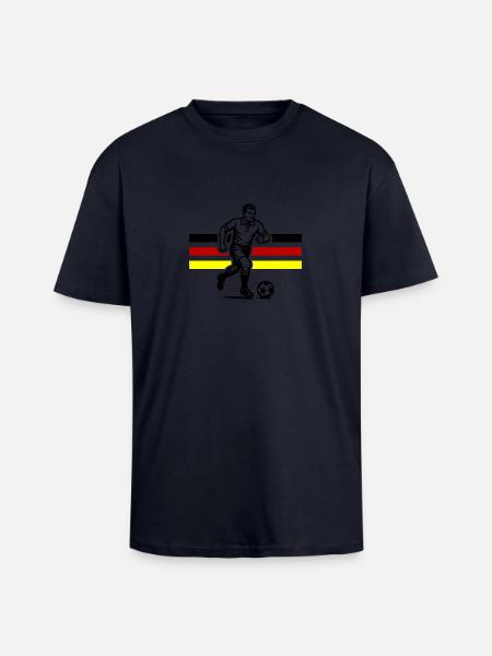 Footballers Germany - Unisex Oversized Heavyweight T-shirt - french navy