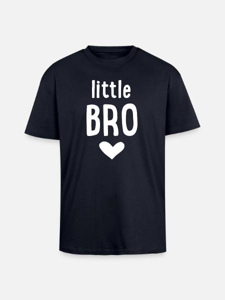 Little Bro - Unisex Oversized Heavyweight T-shirt - french navy
