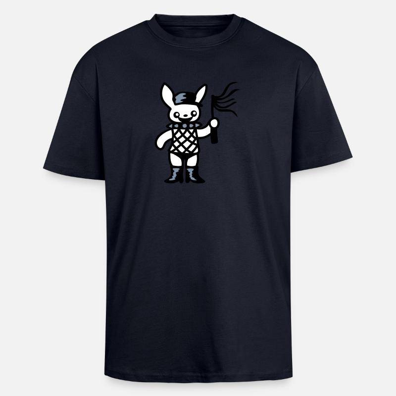 Pornohäschen 3 - Oversized Heavyweight Unisex T-Shirt - French Navy