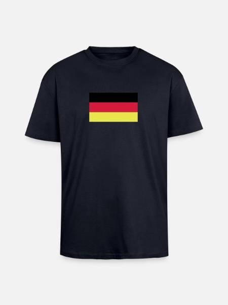 Germany - Unisex Oversized Heavyweight T-shirt - french navy