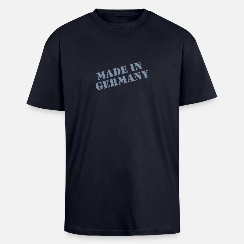 MADE IN GERMANY - Oversized Heavyweight Unisex T-Shirt - French Navy