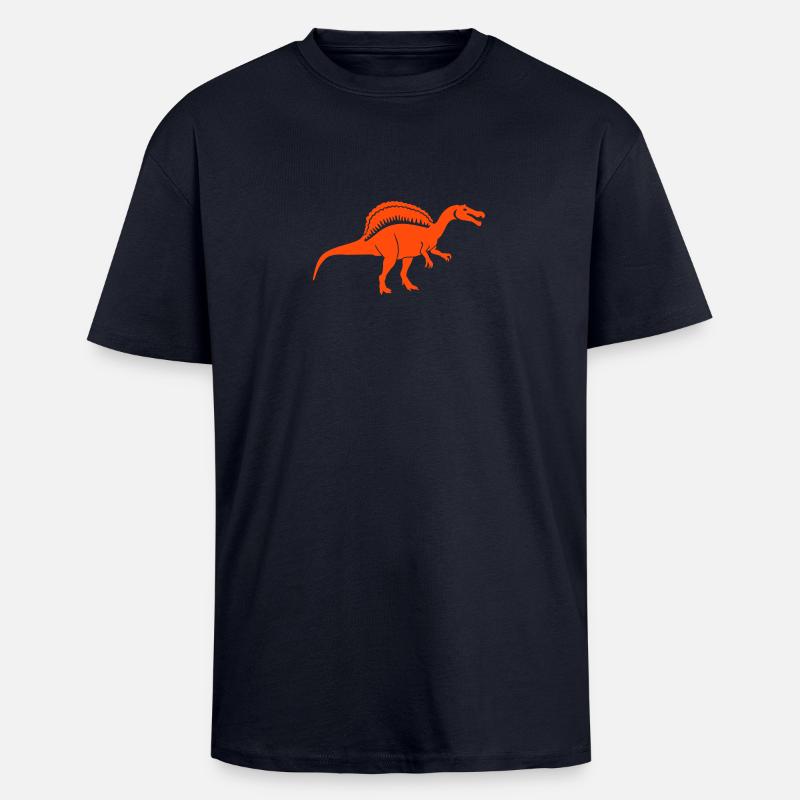 Spinosaurus - Oversized Heavyweight Unisex T-Shirt - French Navy