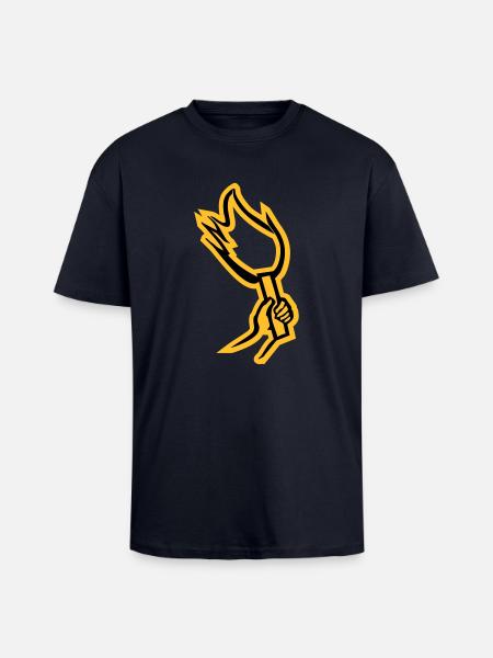 pyrotechnics - Unisex Oversized Heavyweight T-shirt - french navy