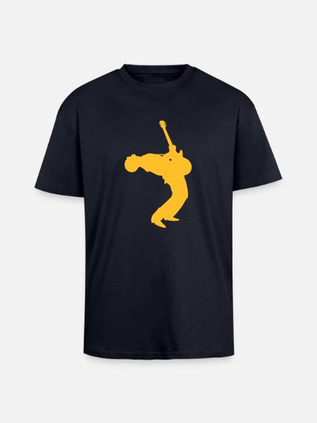 Axeman - Oversized Heavyweight Unisex T-Shirt - French Navy