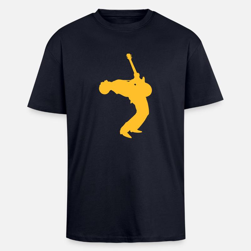 Axeman - Unisex Oversized Heavyweight T-shirt - french navy