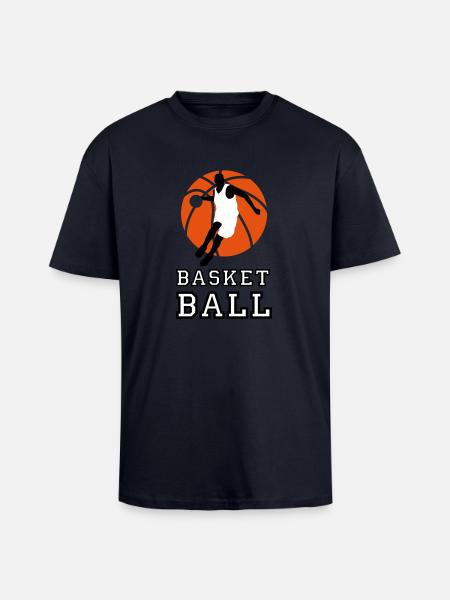 basketball_072011_p_3c - Unisex Oversized Heavyweight T-shirt - french navy