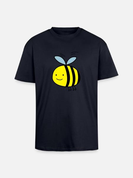 comic_biene_002 - Unisex Oversized Heavyweight T-shirt - french navy
