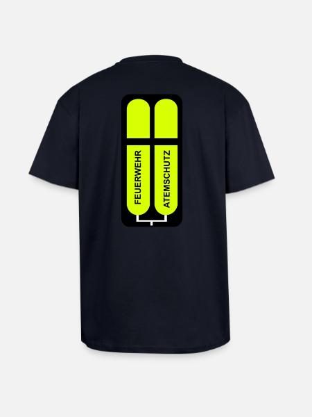Atemschutz Geräteträger - PA - Oversized Heavyweight Unisex T-Shirt - French Navy