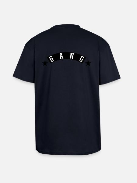 Gang - Unisex Oversized Heavyweight T-shirt - french navy