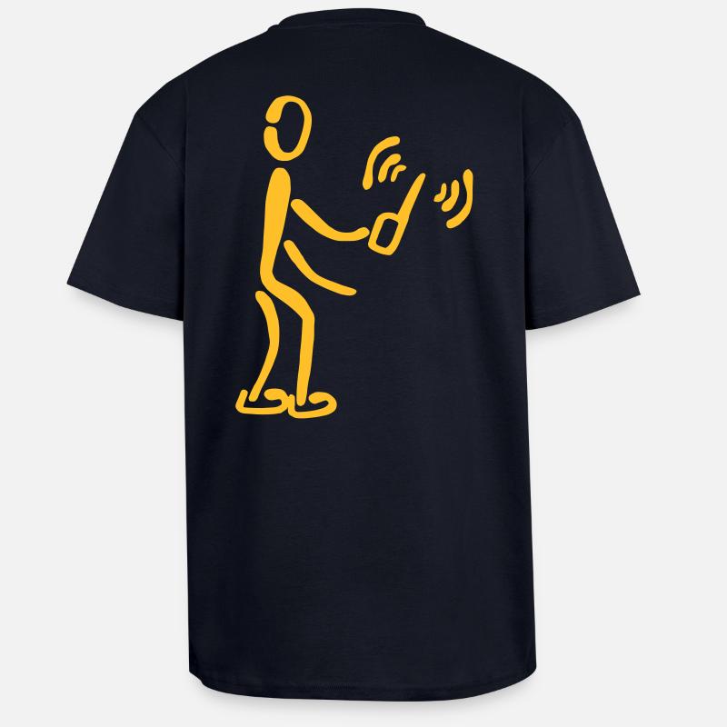 Funkamateur - Oversized Heavyweight Unisex T-Shirt - French Navy