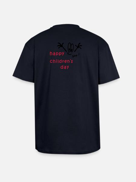 Children's Day, Children's Day - Unisex Oversized Heavyweight T-shirt - french navy
