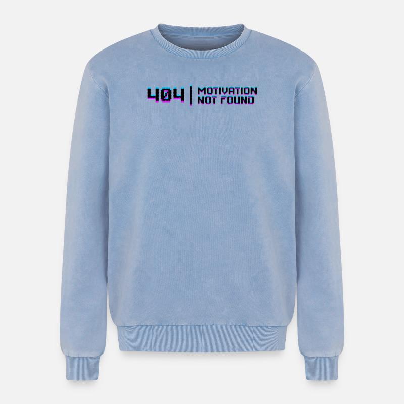 Bugfixing Skripting Dev Computerfreak Developer - Relaxed Unisex Premium Acid-Washed Sweatshirt - Blau Acid Wash