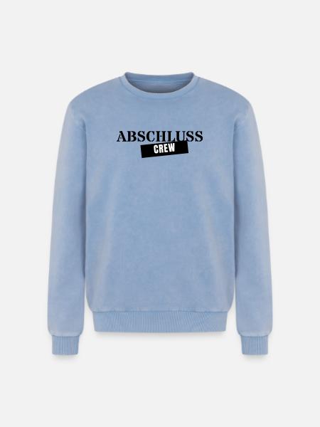 Graduation Crew - Graduation Trip Class 2026 - Relaxed Unisex Premium Acid Washed Sweatshirt - acid washed blue