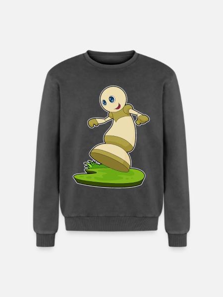 Pièces d’échecs pion échecs - Sweatshirt unisexe Premium acid-wash en coton - noir délavé acide