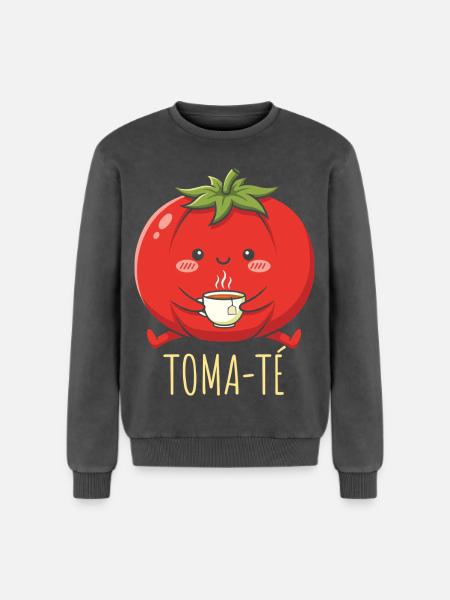 Lustige Spanischlehrerin der Maestra-Schule - Relaxed Unisex Premium Acid-Washed Sweatshirt - Schwarz Acid Wash