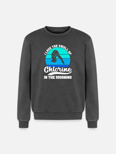 Diving diving board - Relaxed Unisex Premium Acid Washed Sweatshirt - acid washed black
