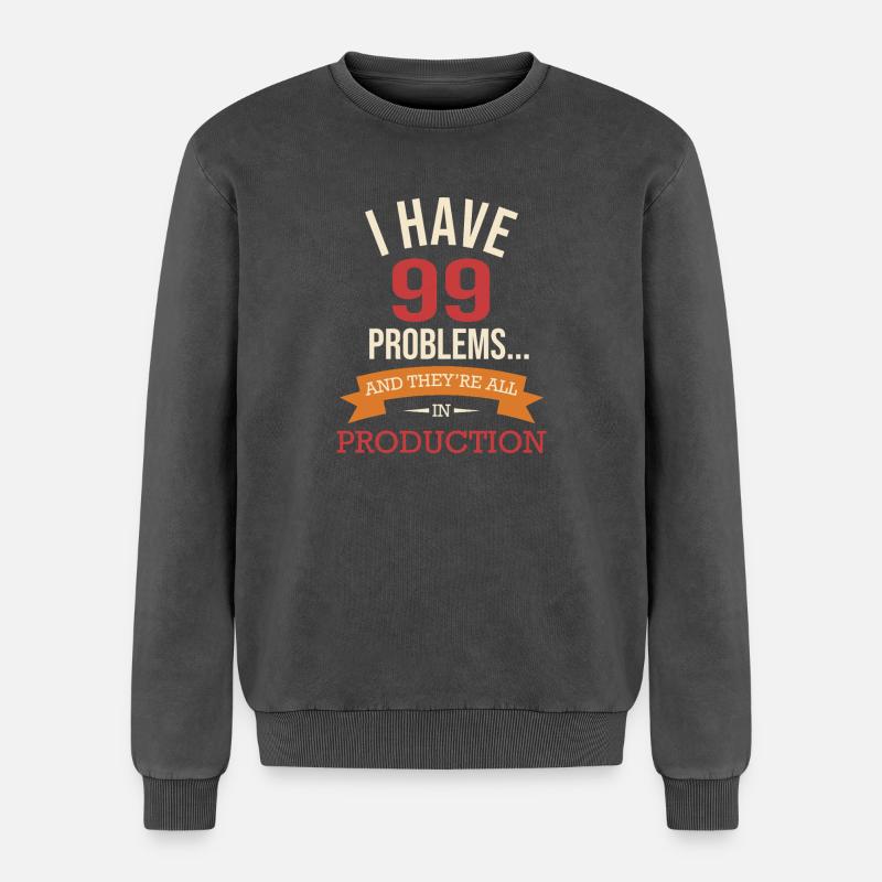 Devops engineers moto - Relaxed Unisex Premium Acid Washed Sweatshirt - acid washed black