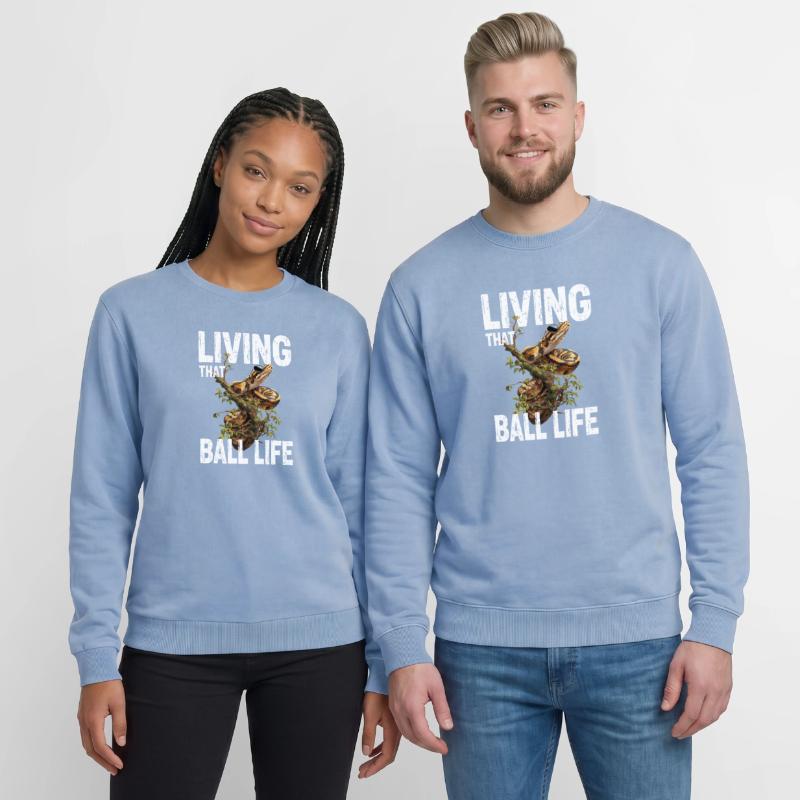 King Python Snakes Lover Terrarium Python Relaxed Unisex Premium Acid Washed Sweatshirt