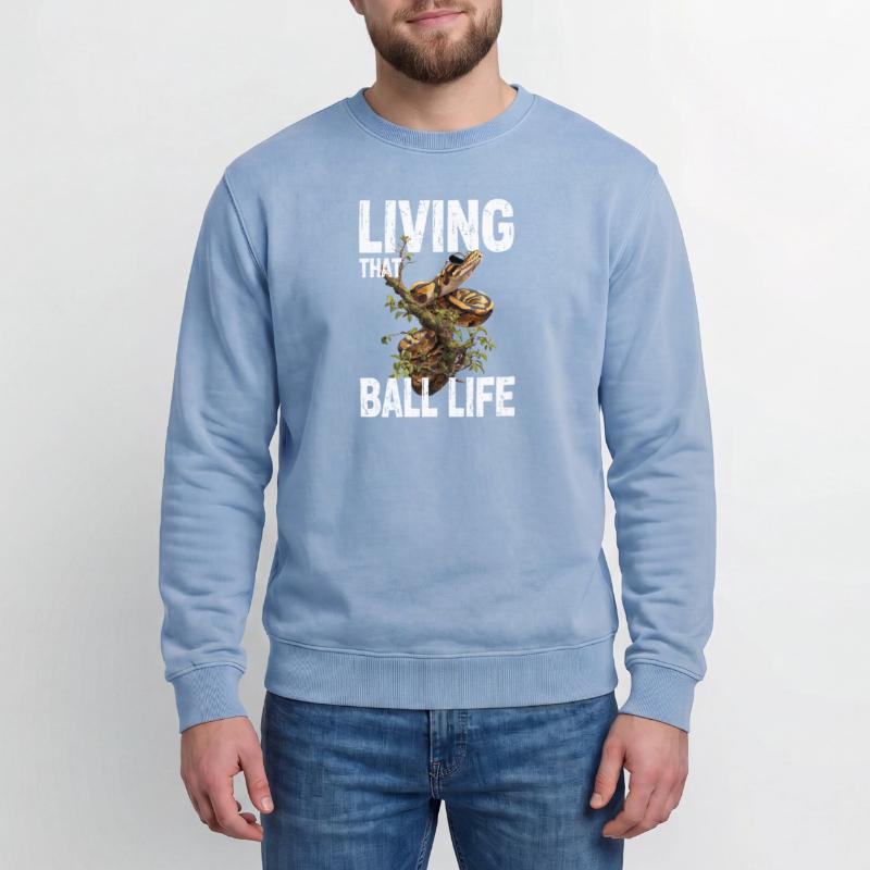 King Python Snakes Lover Terrarium Python Relaxed Unisex Premium Acid Washed Sweatshirt