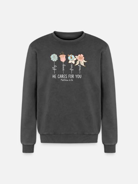 Enfants chrétiens Armor Of God - Sweatshirt unisexe Premium acid-wash en coton - noir délavé acide