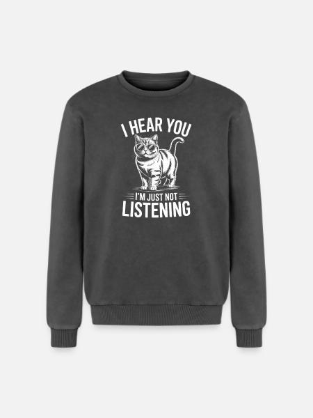Britisch Kurzhaar Katze Britisch Kurzhaar Geschenk - Relaxed Unisex Premium Acid-Washed Sweatshirt - Schwarz Acid Wash