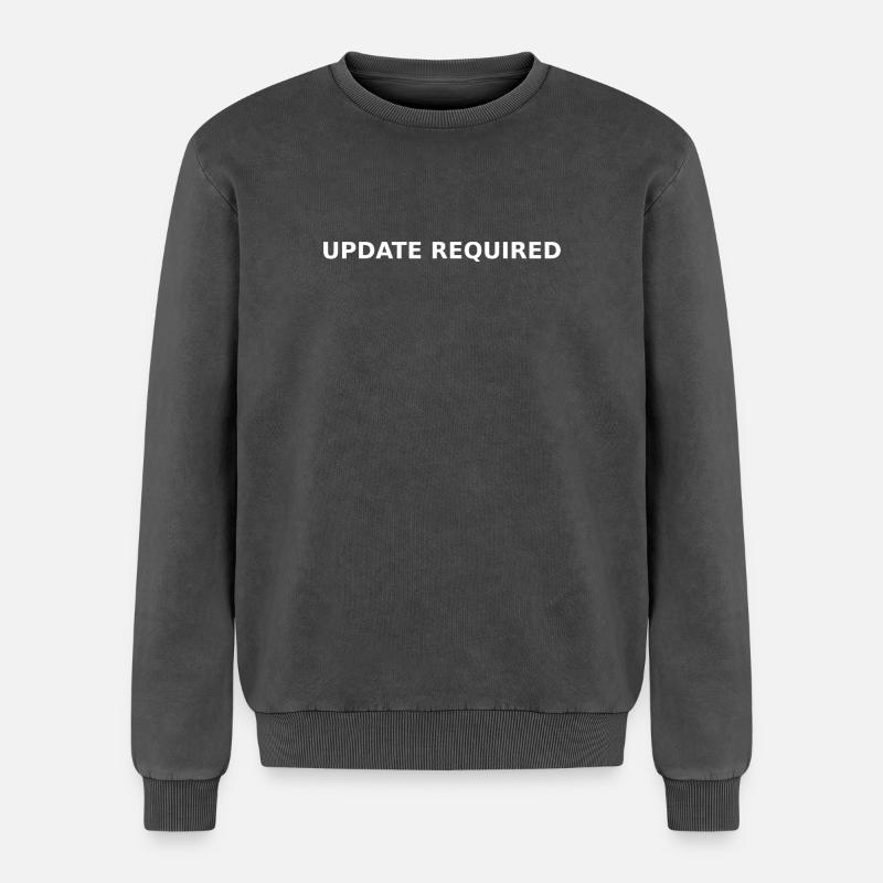 UPDATE REQUIRED - Relaxed Unisex Premium Acid Washed Sweatshirt - acid washed black
