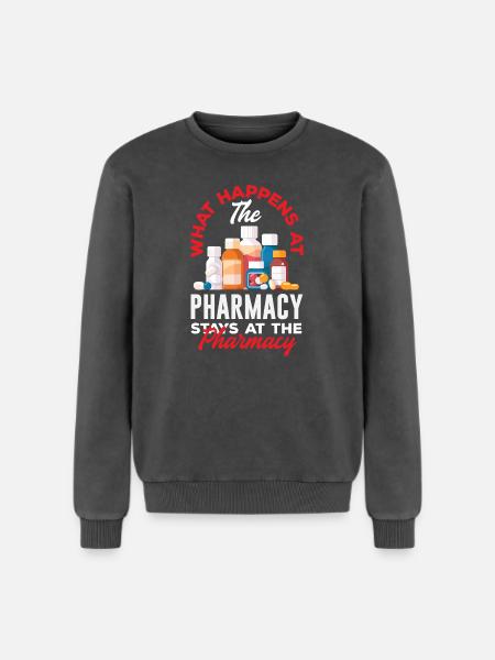 Pharmacist Pharmaceutical Technical - Relaxed Unisex Premium Acid Washed Sweatshirt - acid washed black