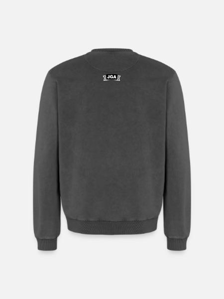 Bachelor Party Emblem / Logo - Relaxed Unisex Premium Acid Washed Sweatshirt - acid washed black