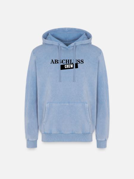 Graduation Crew - Graduation Trip Class 2026 - Relaxed Unisex Premium Acid Washed Hoodie - acid washed blue