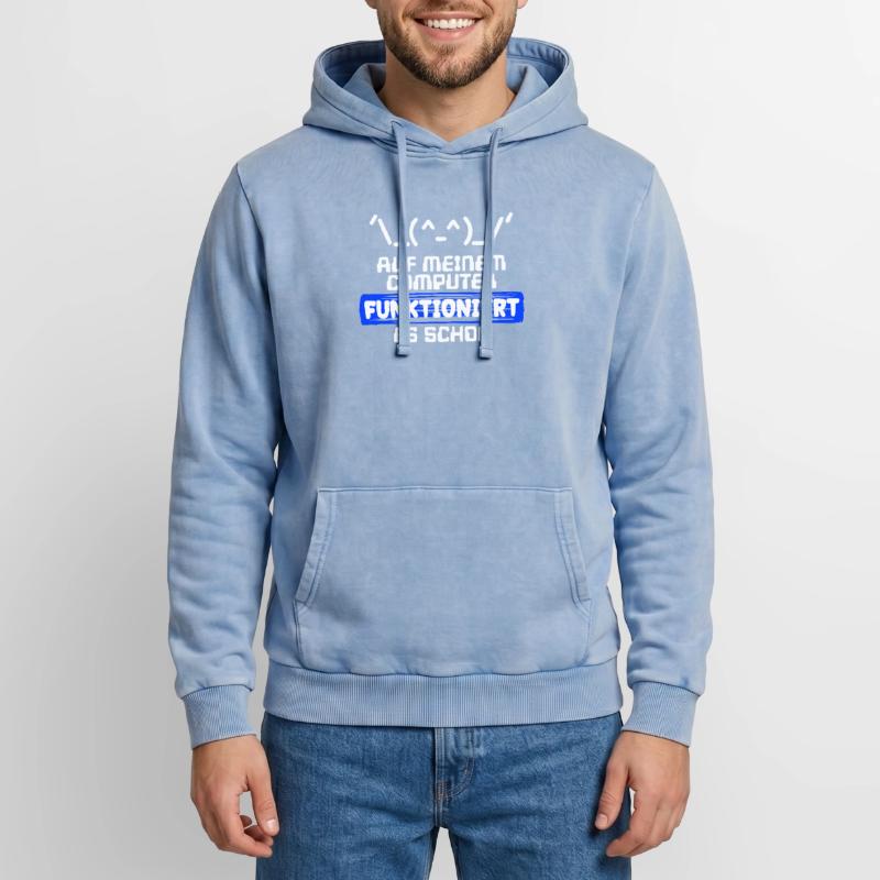 Computer Developer Software Developer Statement Relaxed Unisex Premium Acid Washed Hoodie