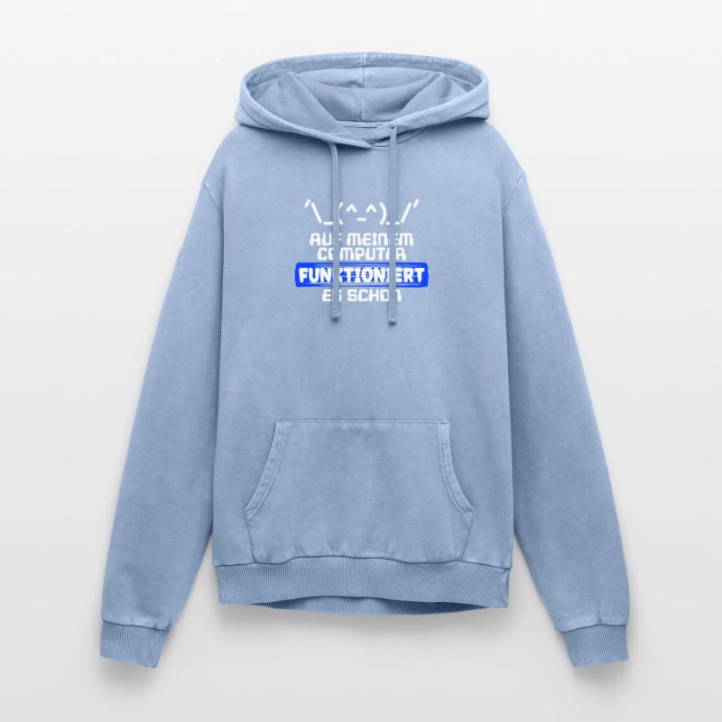 Computer Developer Software Developer Statement Relaxed Unisex Premium Acid Washed Hoodie