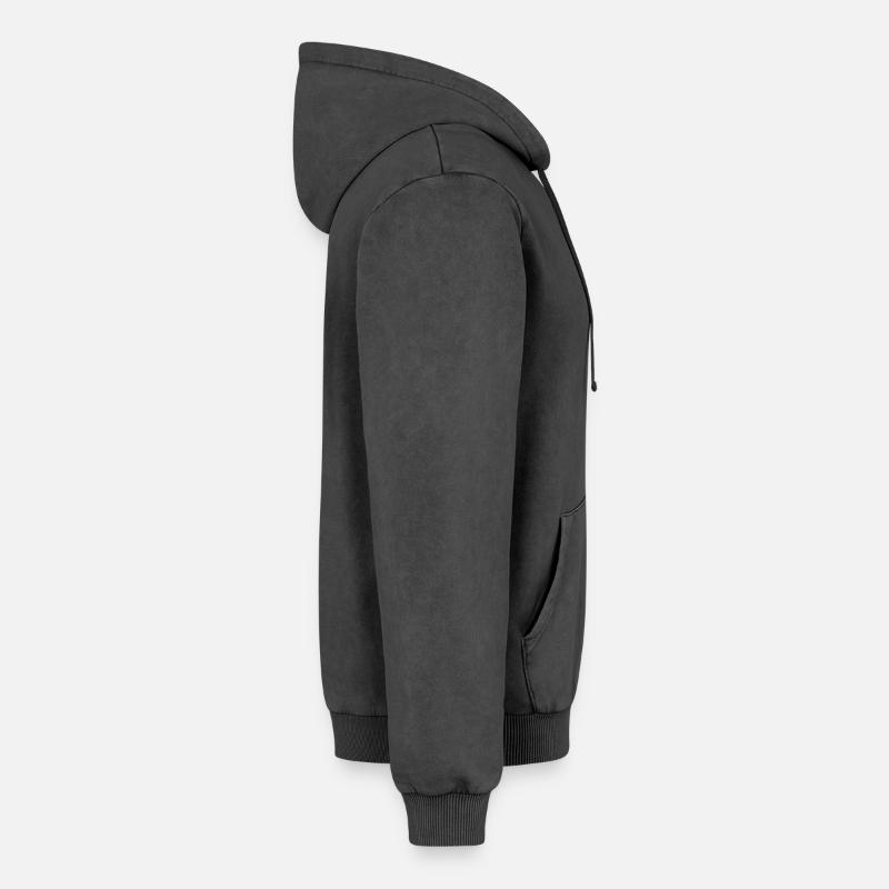 Moon Pattern Relaxed Unisex Premium Acid Washed Hoodie