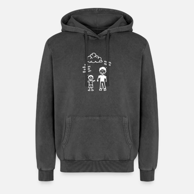 Developer Coden Computerfreak Webentwickler Geek - Relaxed Unisex Premium Acid-Washed Hoodie - Schwarz Acid Wash