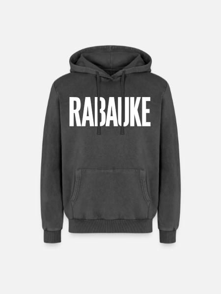 Yob - Relaxed Unisex Premium Acid Washed Hoodie - acid washed black