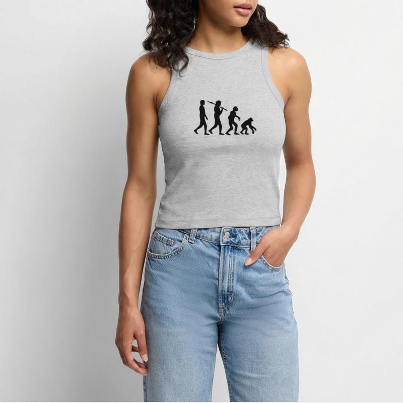 devolution Débardeur cropped femme bio